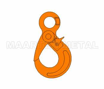 G80 Eye Self - Locking Safety Hook, European Type