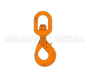 G80 Swivel Self-Locking Safety Hook,European Type