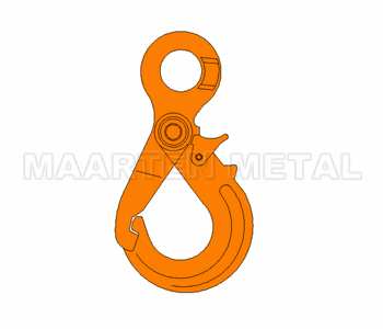 G80 New Eye Self-Locking Safety Hook,European Type