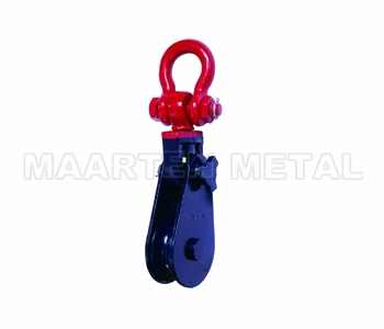 H419 LIGHT TYPE CHAMPION SNATCH BLOCK WITH SHACKLE