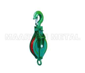 7111 OPEN TYPE PULLEY BLOCK SINGLE SHEAVE WITH HOOK