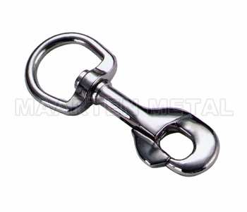 18-SNAP HOOK ZINC DIE CAST NICKLE PLATED