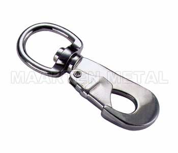 ROUND SPRING SNAP HOOK ZINC DIE CAST NICKLE PLATED