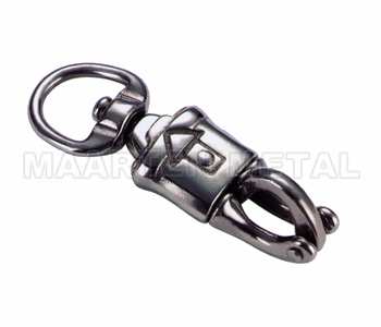 PANIC SWIVEL ROUND SNAP ZINC DIE CAST NICKLE PLATED
